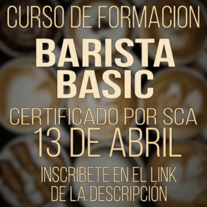 CURSO DE FORMACIÓN BARISTA BASIC